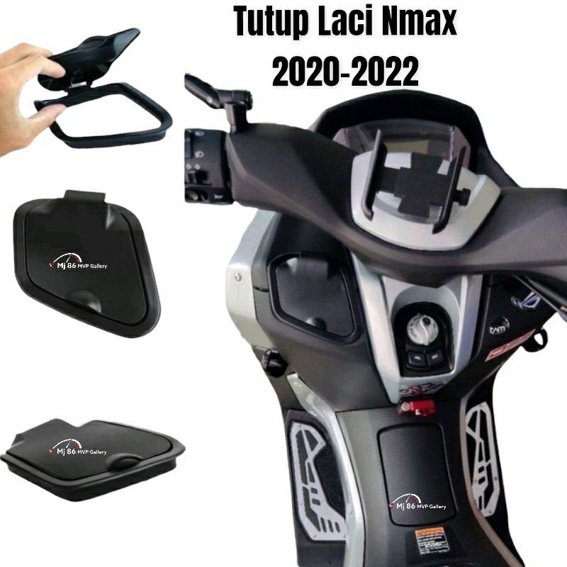 Cover Tutup Laci Depan Motor Nmax New 2020-2022 Bahan Plastik Abs