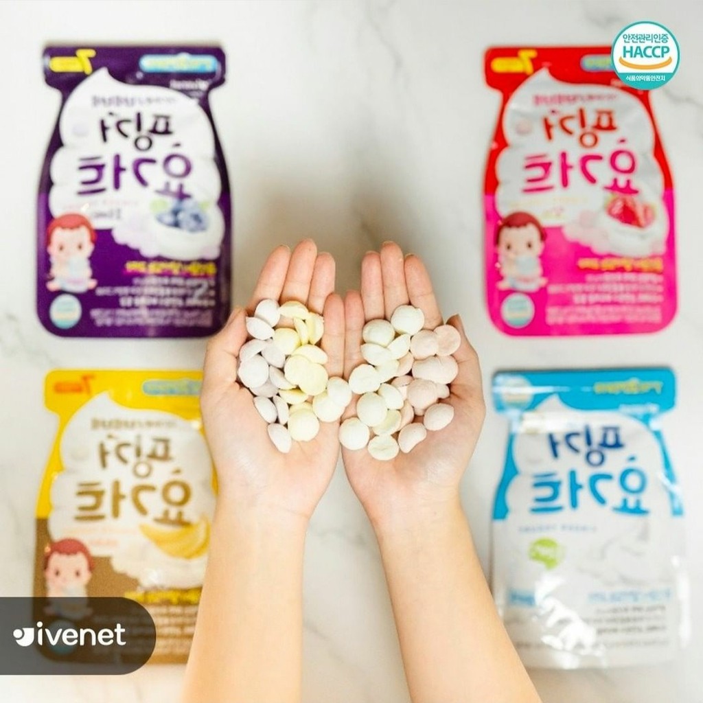 Ivenet Finger Yogurt 20 gram / Snack Yoghurt 20 g / Snack Cemilan Bayi 7 bulan+