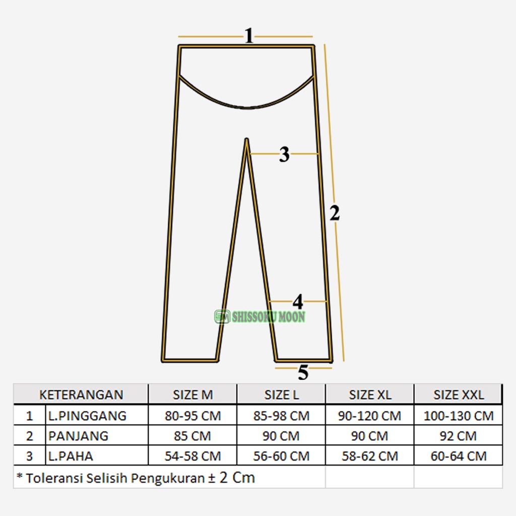 Celana Hamil Kerja Pensil Bahan Katun Halus Model Tanpa Kaos Perut