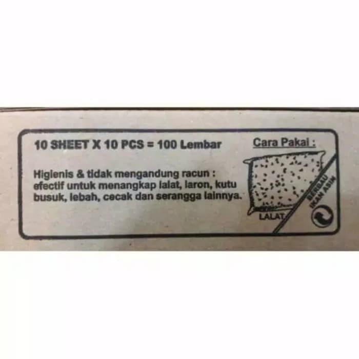 LEM LALAT MURAH AMPUH LEM LALAT KERTAS PERANGKAP SERANGGA SUPER LENGKET GLUE PAD PAPAN PESTISIDA JEBAKAN PERANGKAT LALAT AMPUH