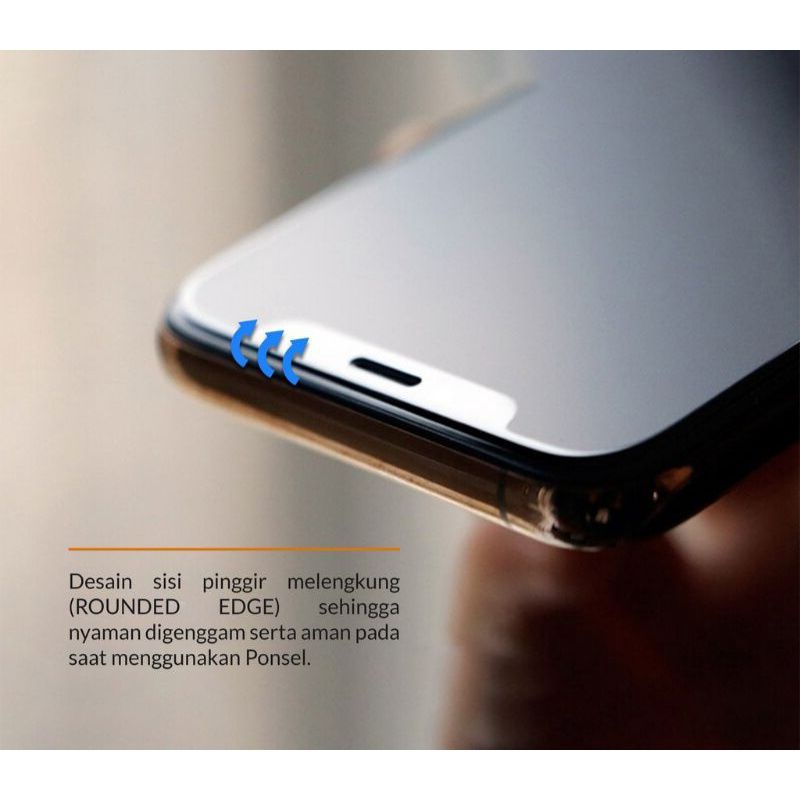 Temper Glass black matte VIVO Y20S/Y20I/Y20/Y30/Y50 full Screen anti GLARe