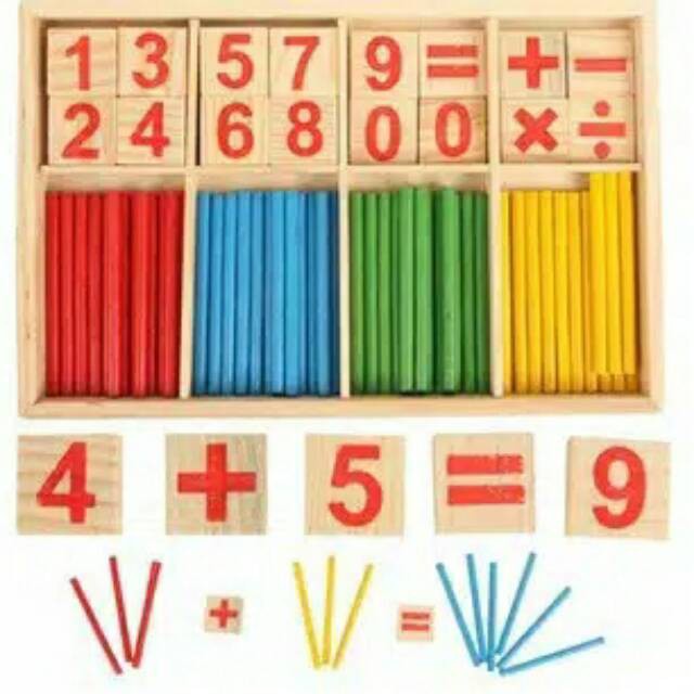 Mathematical Intelligence Stick JJW01 - Mainan Edukasi Anak