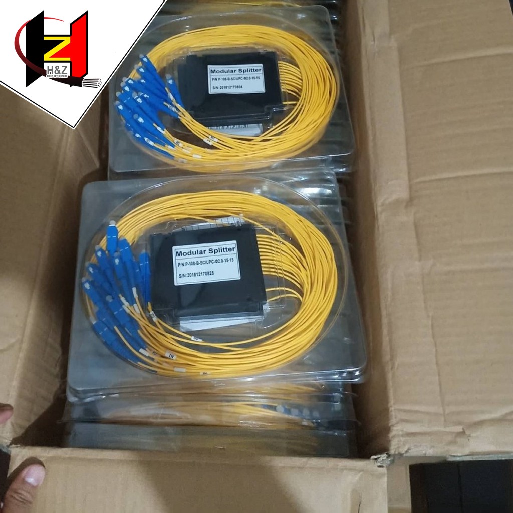 Splitter Modular Besar 1:8 SC UPC / Spliter 1:8 Modular Besar SC UPC/Passive Splitter