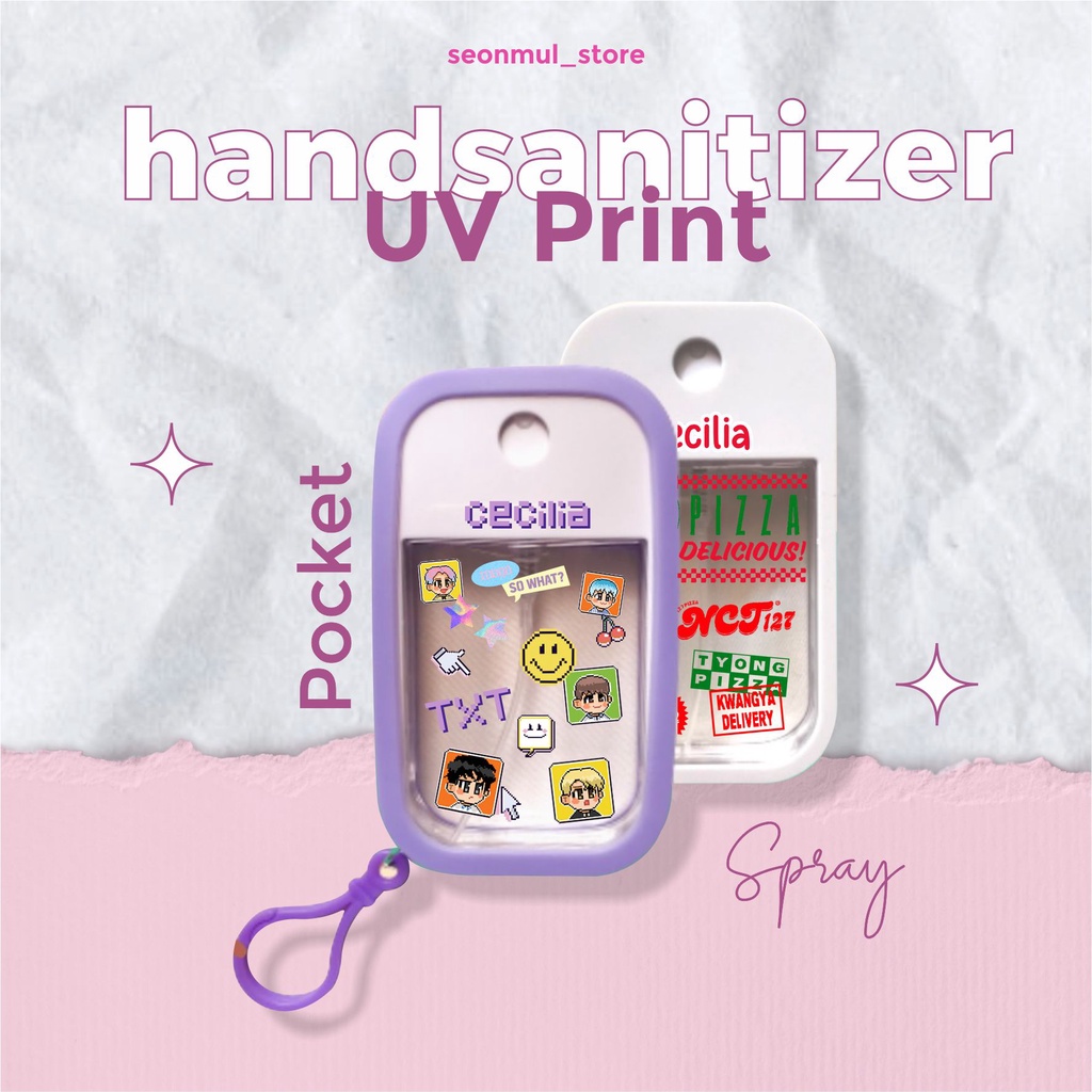 TERBAIK!! HAND SANITIZER UV KPOP / HAND SANITIZER POCKET SPRAY KPOP