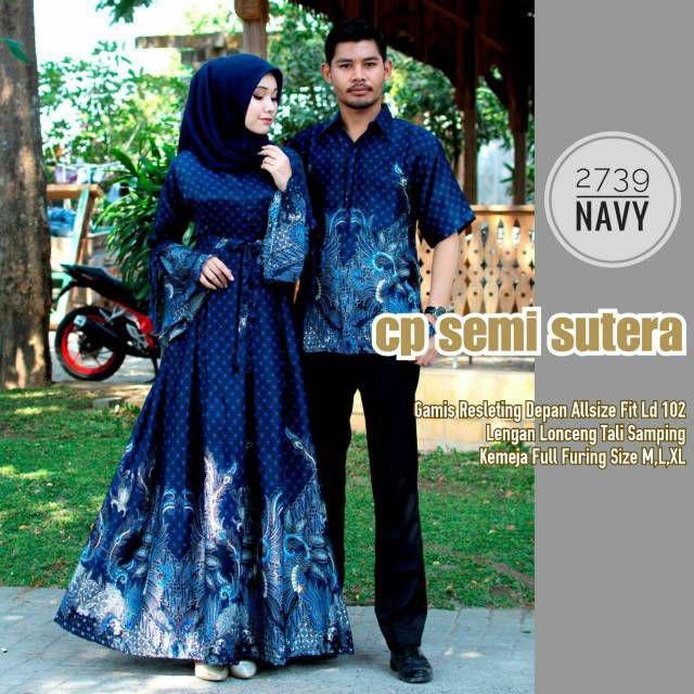 Maura Couple - Sania Ruffle Batik Couple Ori Ndoro Jowi Dnt Garansi Termurah Shopee - Batik Couple