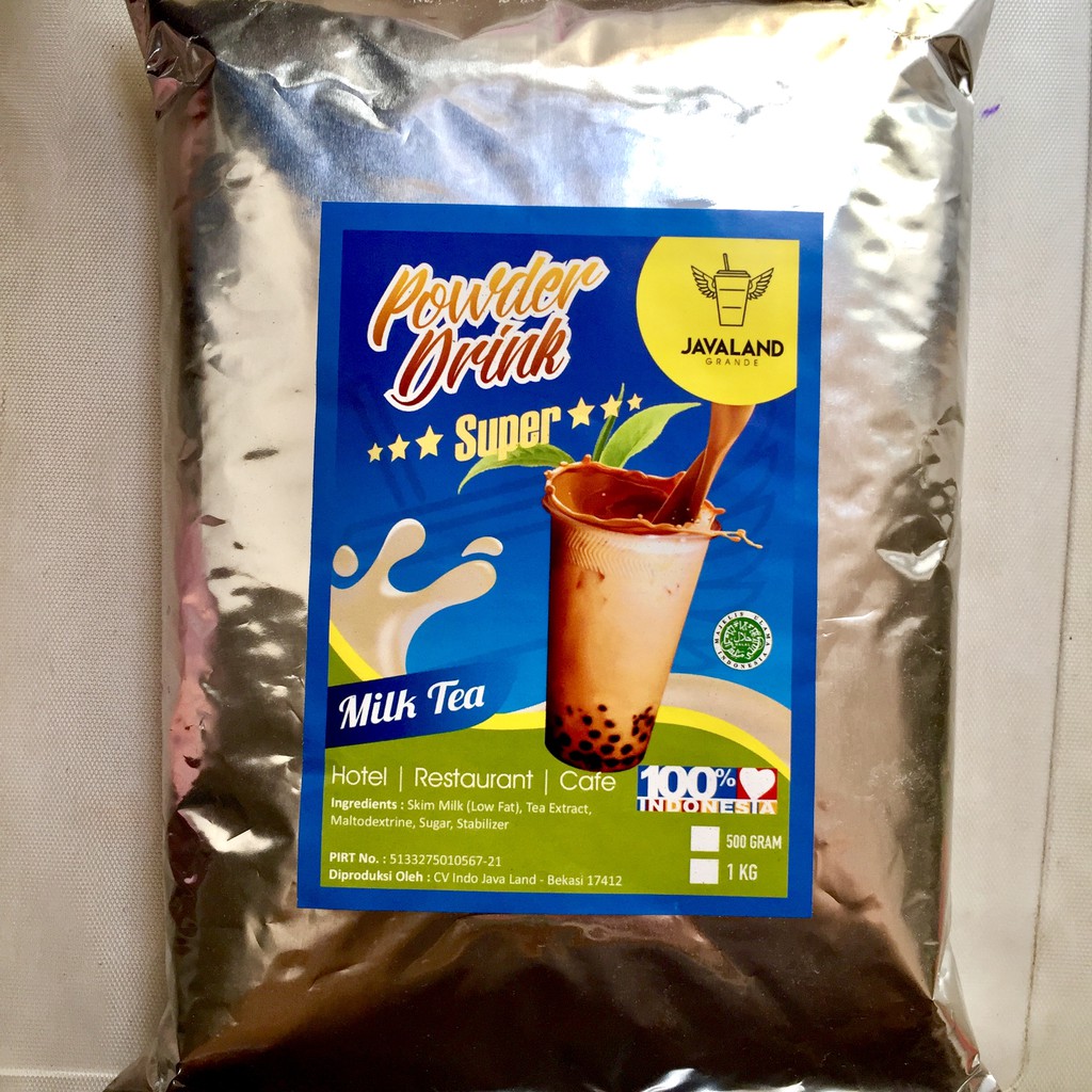 

Bubuk Minuman Milk Tea Powder Drink 1 kg