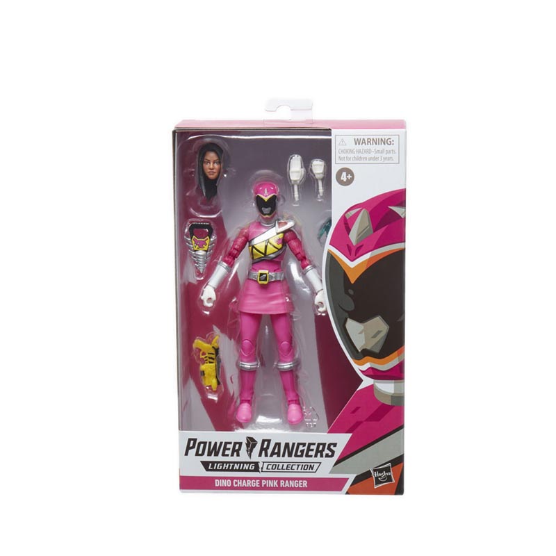 Hasbro Power Rangers Lightning Dino Charge Pink Figure - HPRF4505