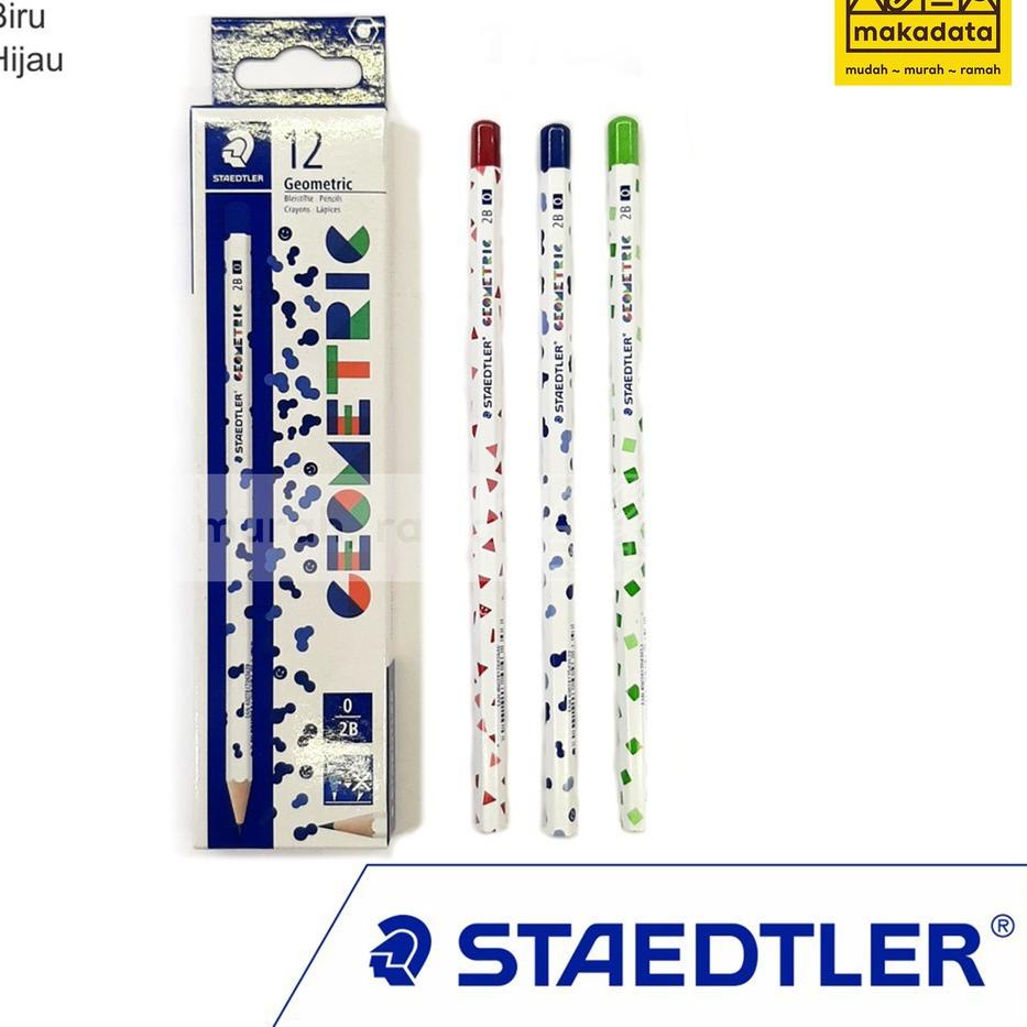

Super Style PENCIL | PENSIL 2B STAEDTLER GEOMETRIC 13073 (1PAK) MURAH