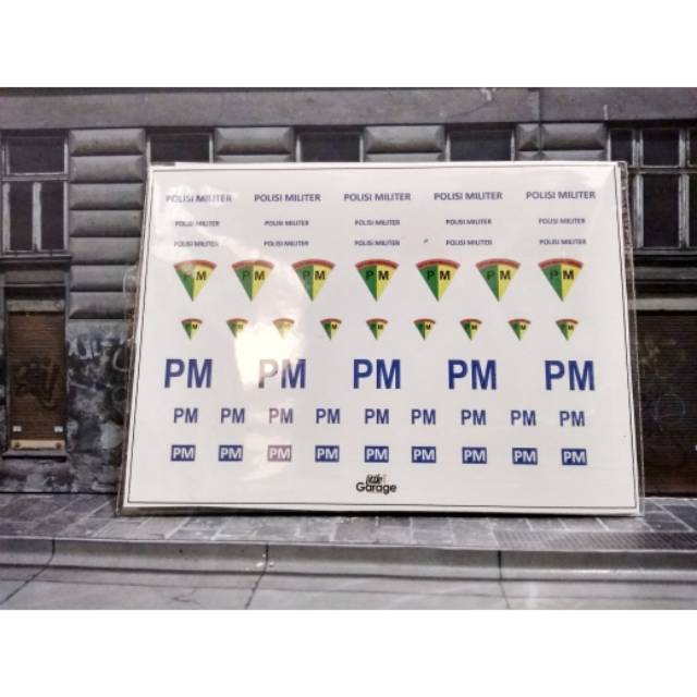 TERLARIS DECAL DIECAST SKALA 64 HOTWHEELS POLISI MILITER