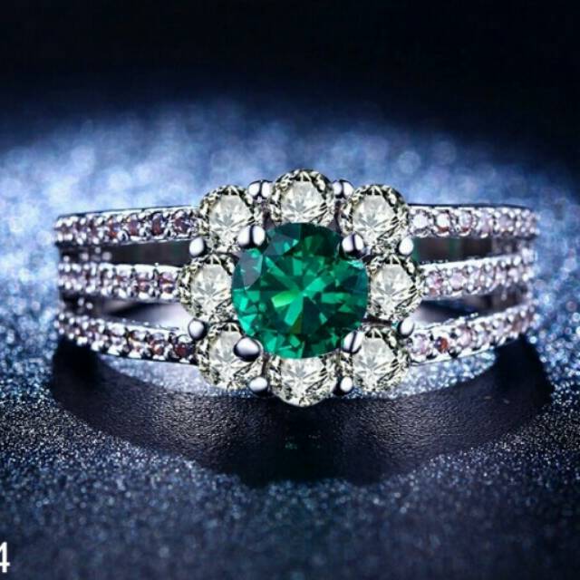 Cincin Silver 925 Batu Swarovski C04