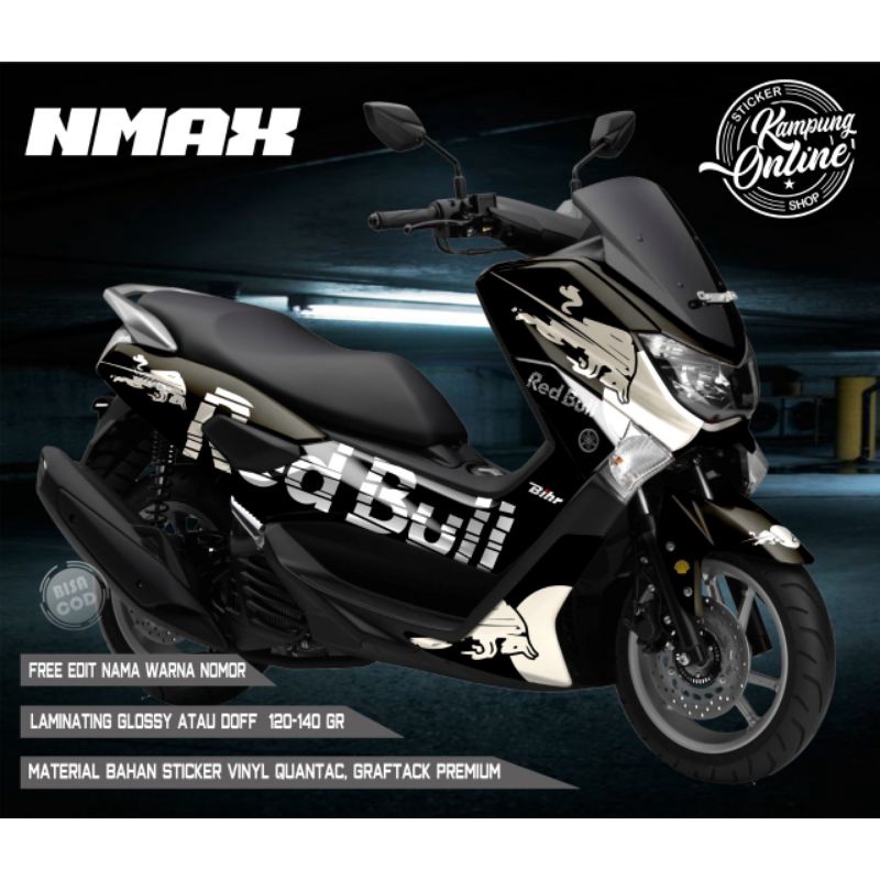 Stiker Decal Nmax Old Stiker Striping Full Body Custom Aksesoris Variasi Stiker Model Stiker Nmax
