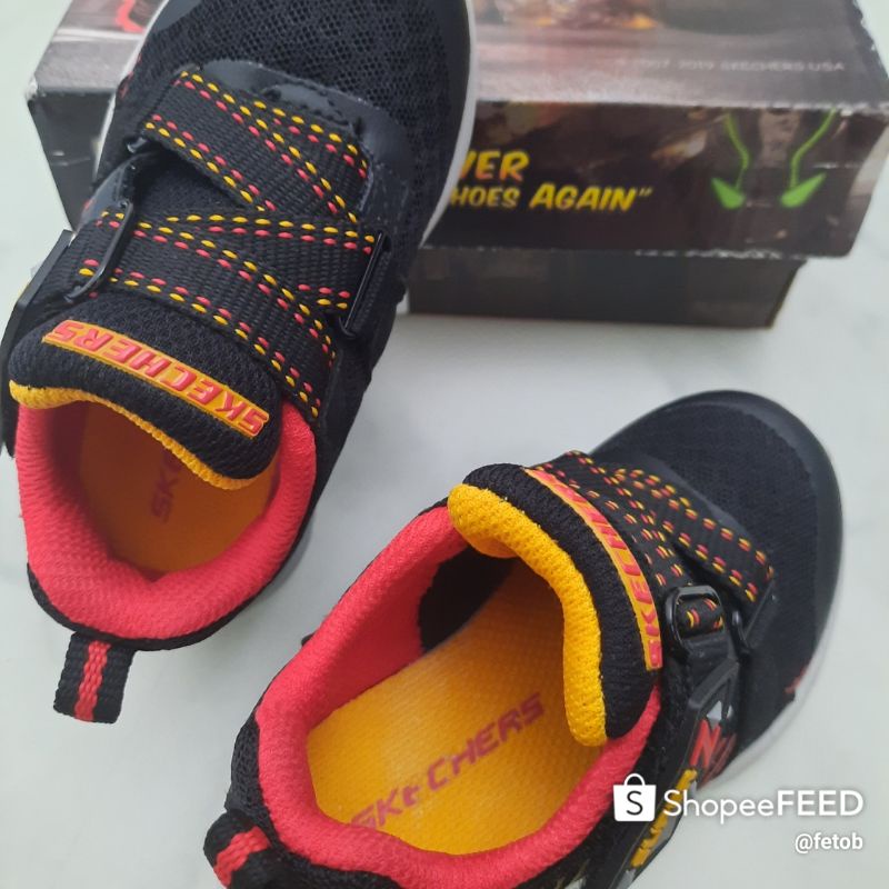 Sepatu Skechers ZStrap Anak Ori