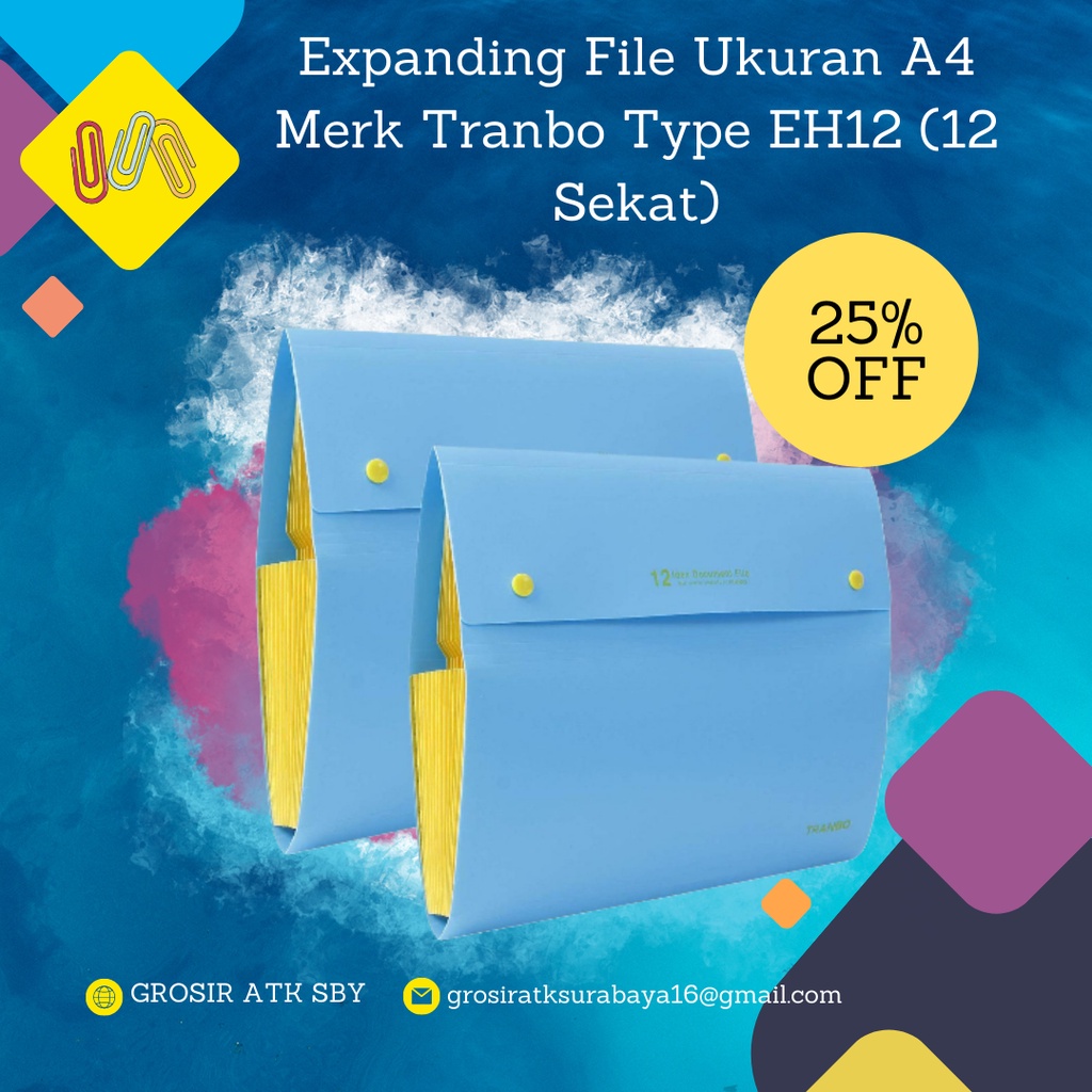 

Expanding File Ukuran A4 Type EH12 (12 Sheet / Sekat)