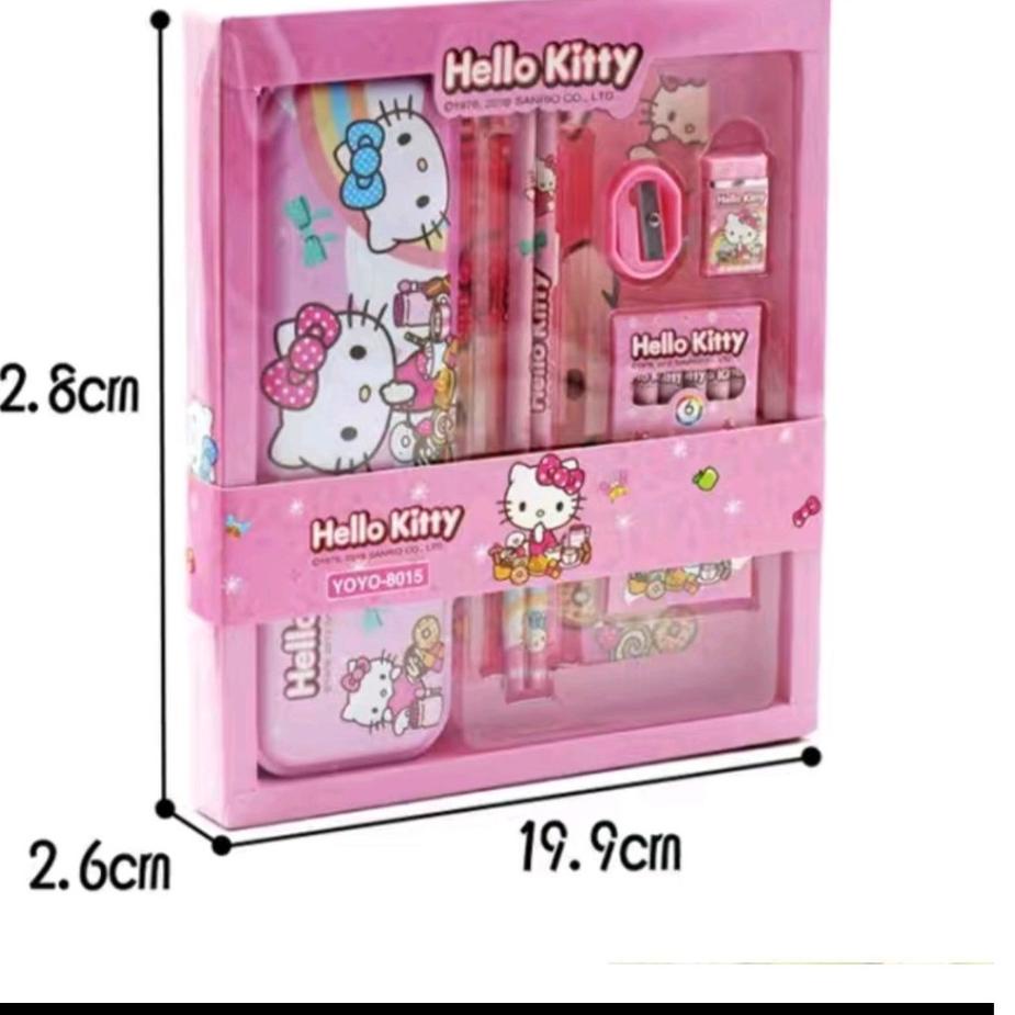 

[DISCOUNT THJ46] 1 Set Alat Tulis Anak YOYO 8016 Motif Spiderman Cars Frozen Hellokitty Seller