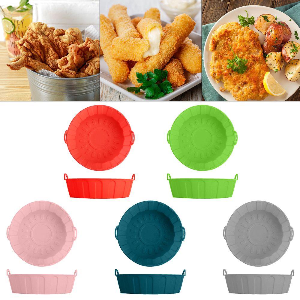 Preva Round Silicone Pot Pengganti Masak Pizza Plate AirFryer Aksesoris Baking Basket