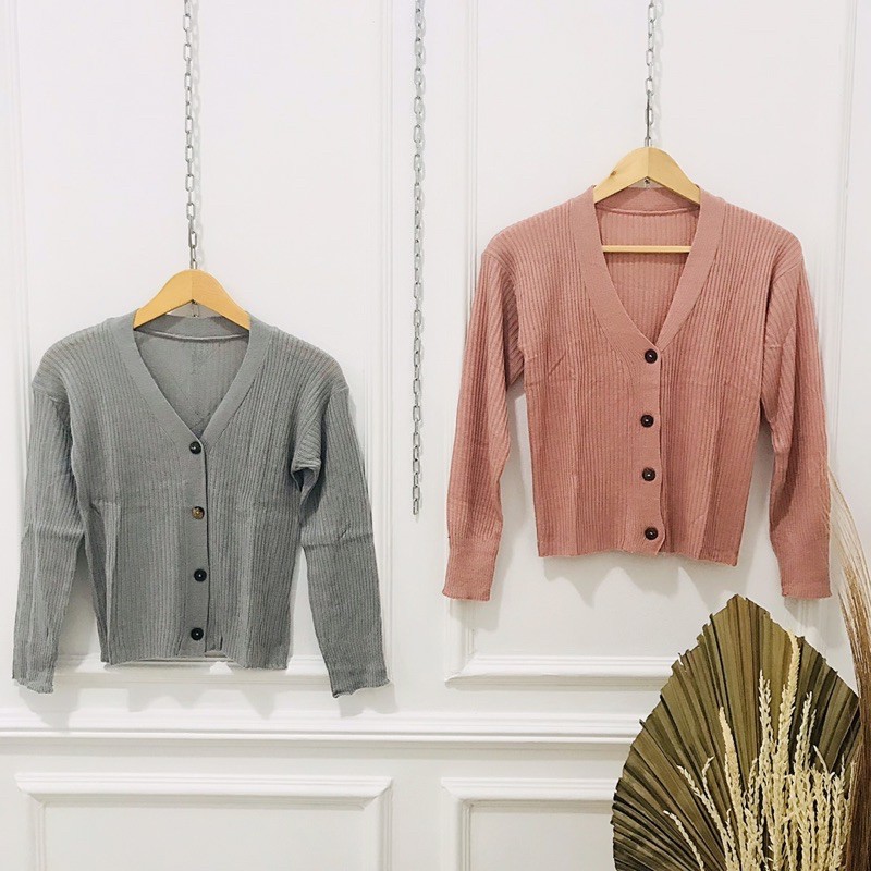 CARDIGAN CROP / WILLY CARDI BUTTON