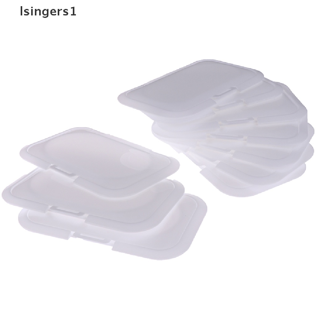 [lsingers1] 1/5/10pc Reusable baby wet paper lid tissue box wet paper lid no adhesive  Boutique