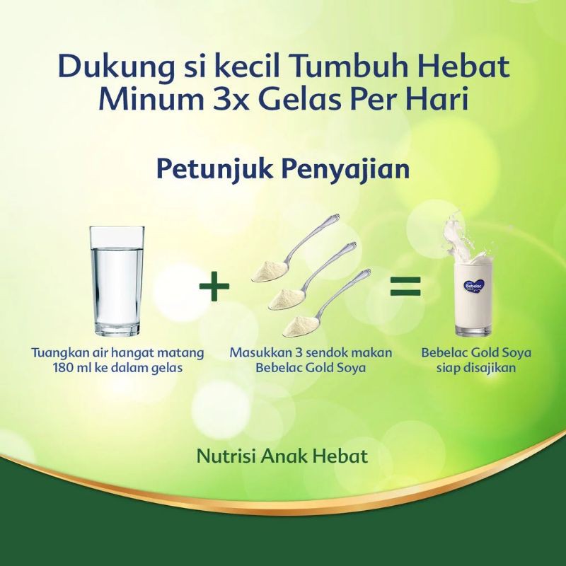 Bebelac Gold Soya 3 Vanila Formula Soya Bubuk 700