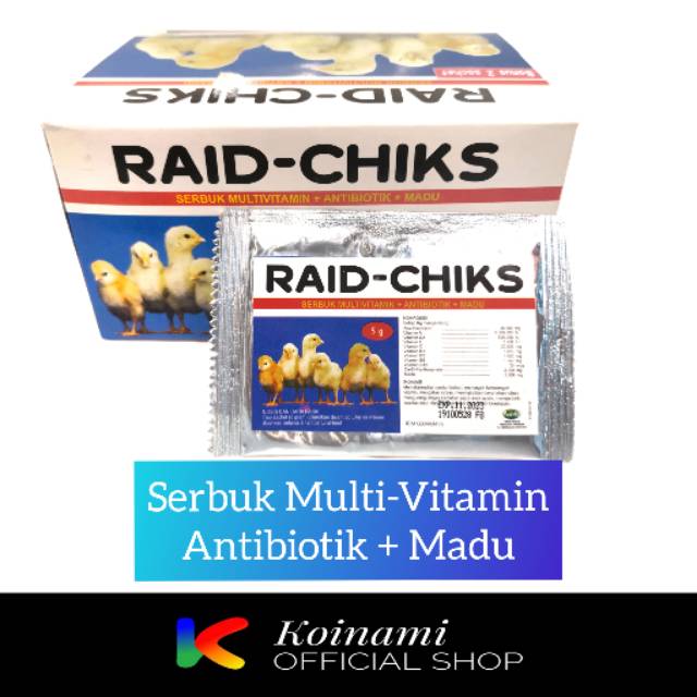 RAID CHICKS 5 gram VITAMIN AYAM / RAID ALL