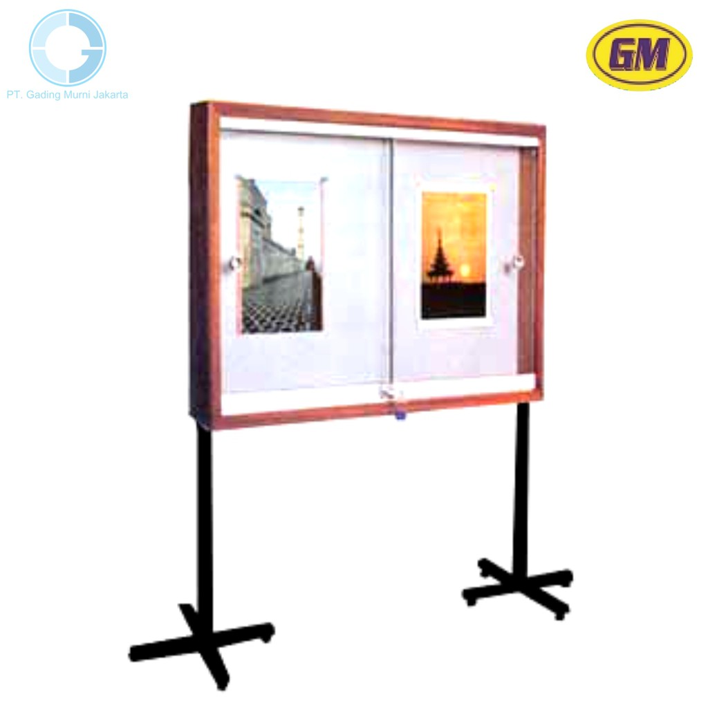

Papan Pengumuman Standart Frame Kayu Merk (GM) - Type PPS 1224