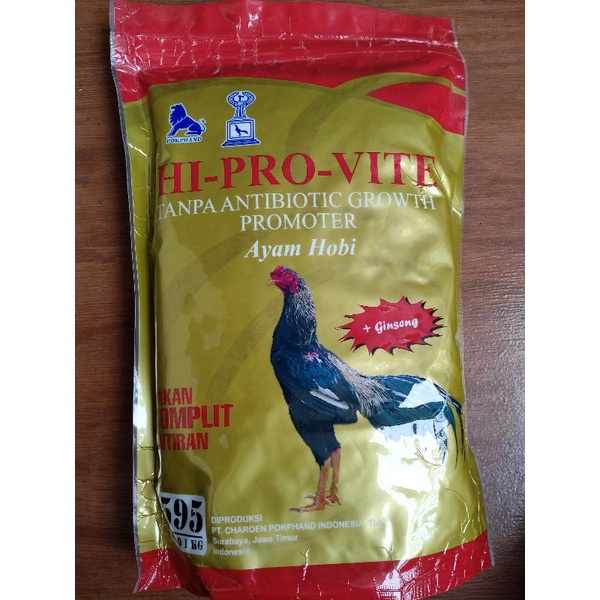 HI-PRO-VITE 1 KG - Pakan Ayam Komplit Butiran - Tanpa Antibiotic Growth Promoter