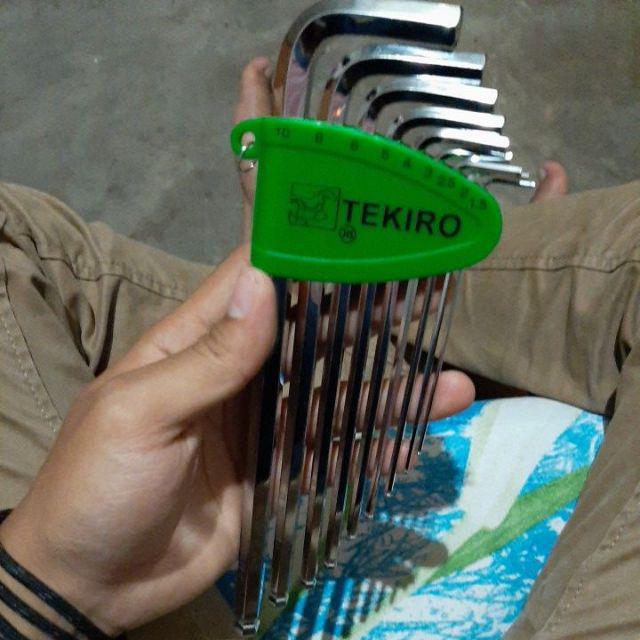 Bisa Cod Kunci L Tekiro Panjang Ballpoint 9 Pcs   Ball Point Hex Key Long 9pcs