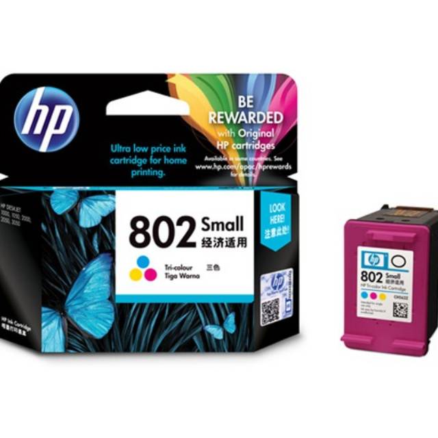 TINTA HP 802 COLOR ORIGINAL