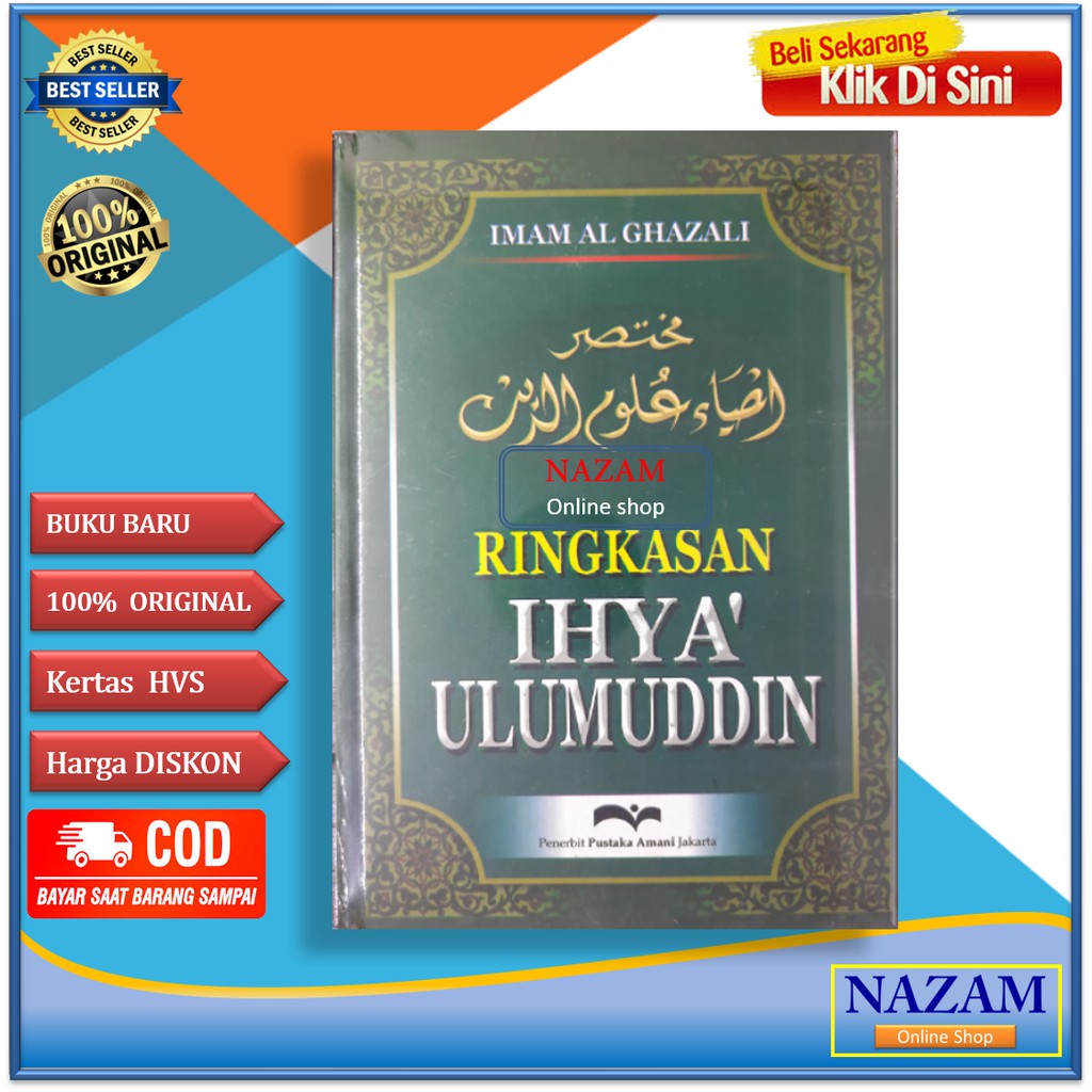 Ringkasan IHYA ULUMUDDIN Imam Al-Ghazali - Pustaka Amani