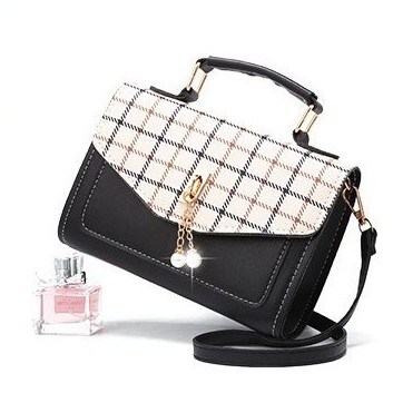 TAS WANITA IMPORT SELEMPANG KULIT HITAM TA346B5 ANGEA FASHION KOREA SLING BAG KEKINIAN MURAH BATAM