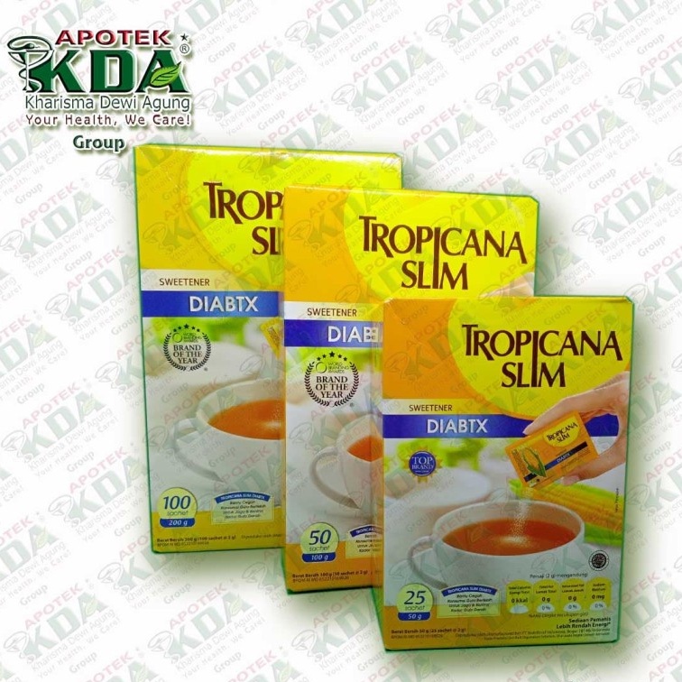 

TROPICANASLIM SWEETENER DIABTX ISI 100 SACHET
