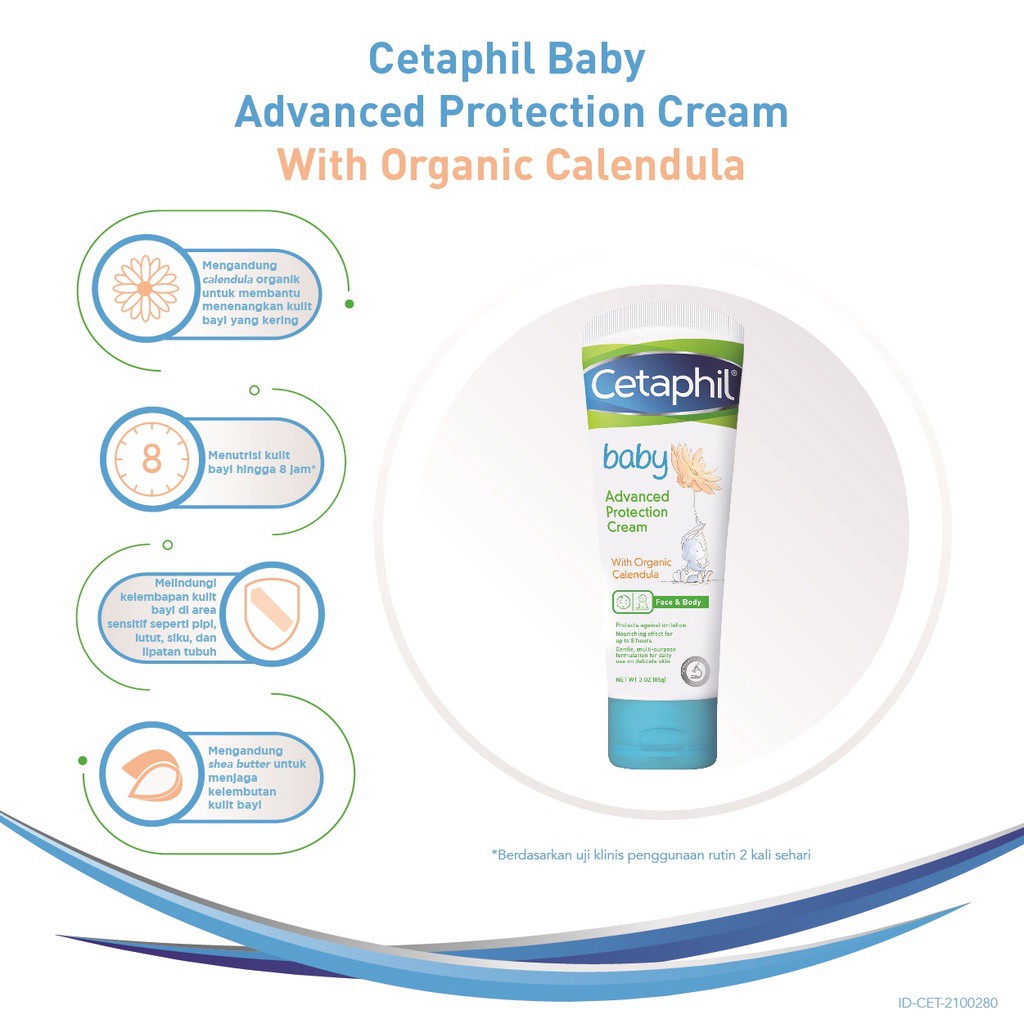 Cetaphil Baby Advance Protection Cream - 85gr [Organic Calendula]