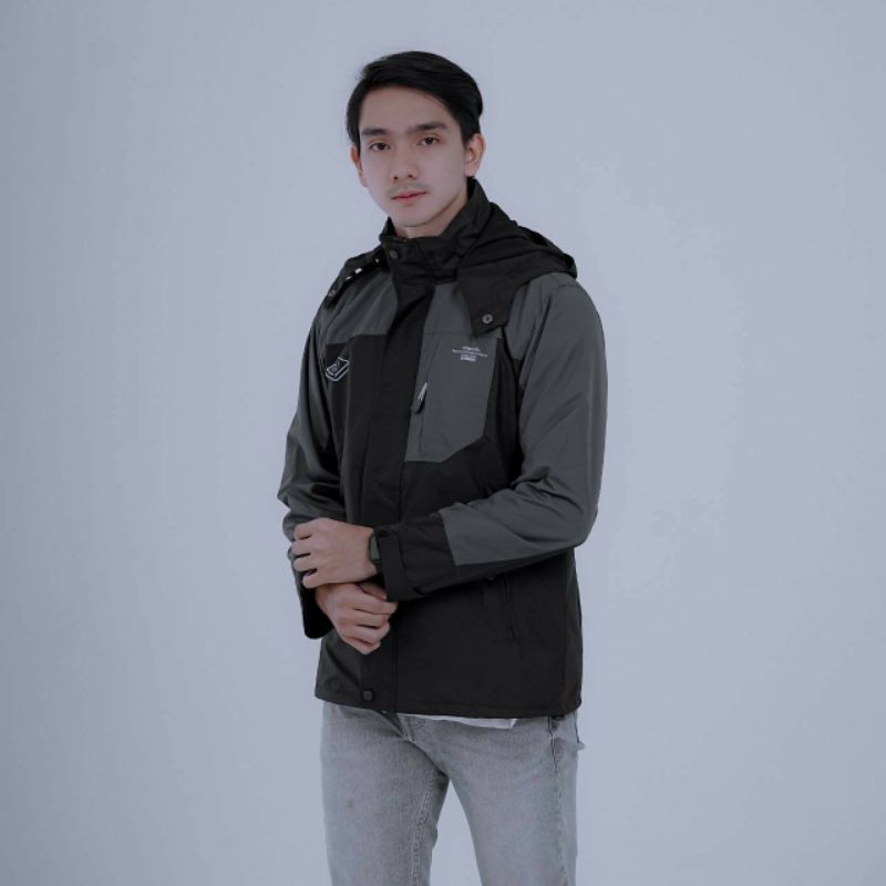 Casual jaket/CJ/salviohexia/cogoule wolv mothbless genious jaket pria Parka jaket outdoor thebojiel