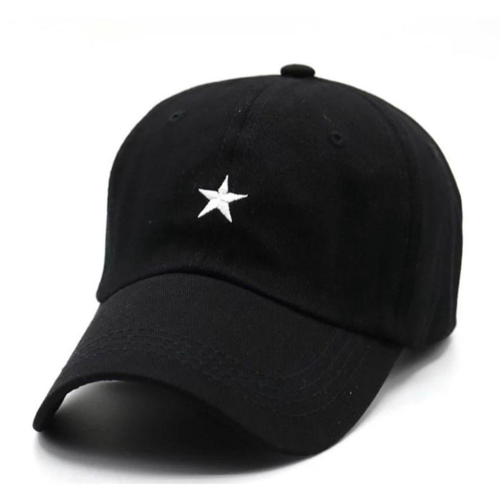 Topi Distro Baseball Unisex Hat Logo Bintang pria dan wanita