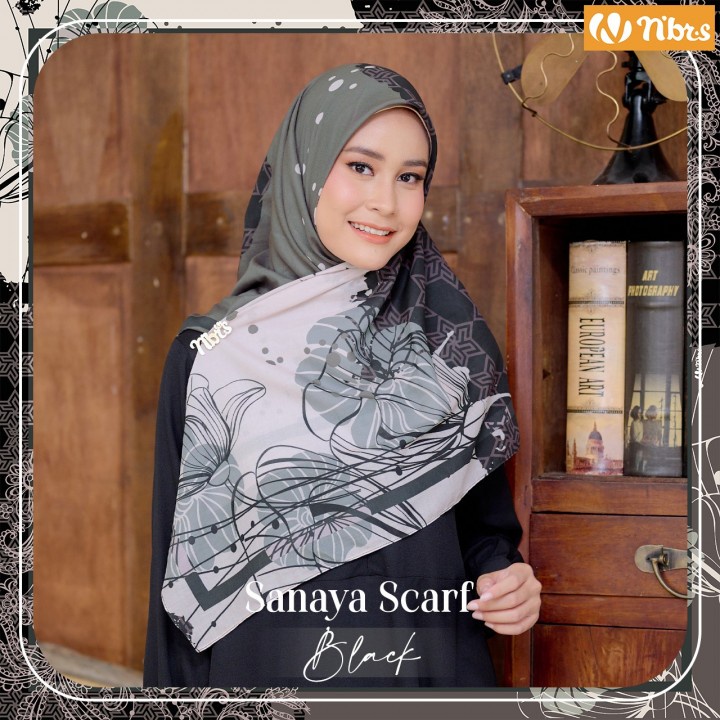 HIJAB SEGIEMPAT NIBRAS SANAYA SCARF