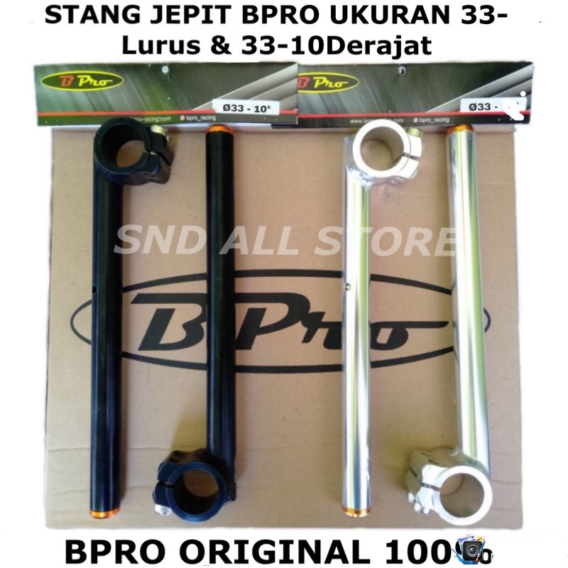 Stang Bpro Stang Jepit Bpro Ukuran 33-Lurus & 33-10 Derajat Ninja R Ninja RR Vixion R15 V2