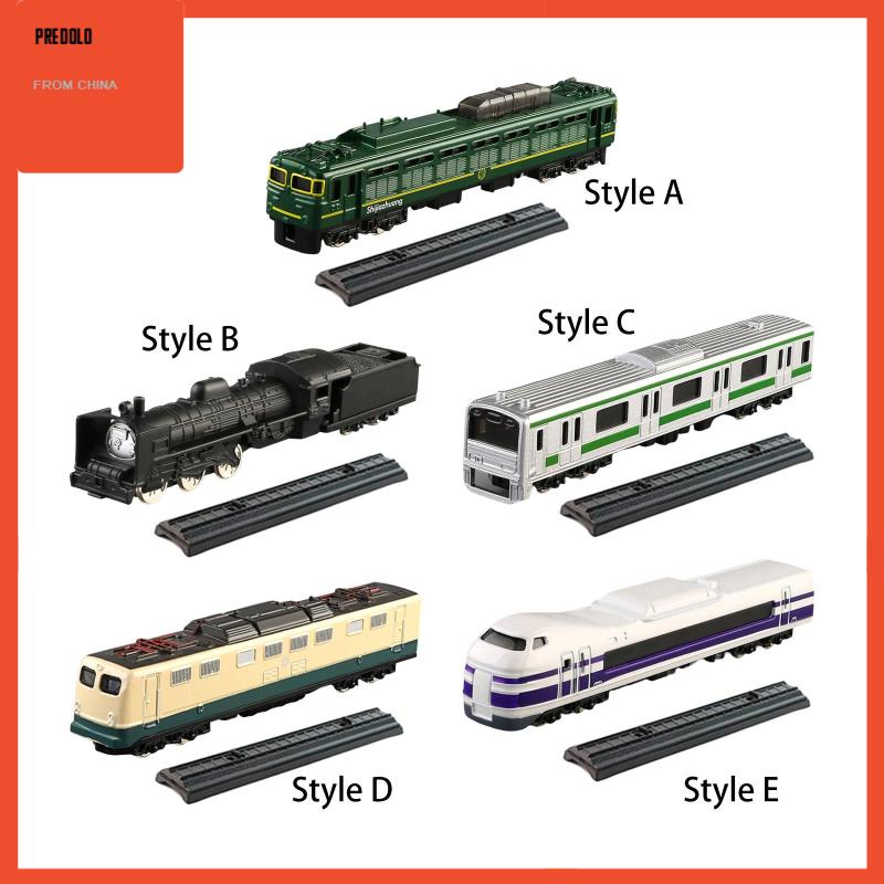 [Predolo] High Speed Train Toy Creative Play Diecast for Kids Children Birthday Gifts