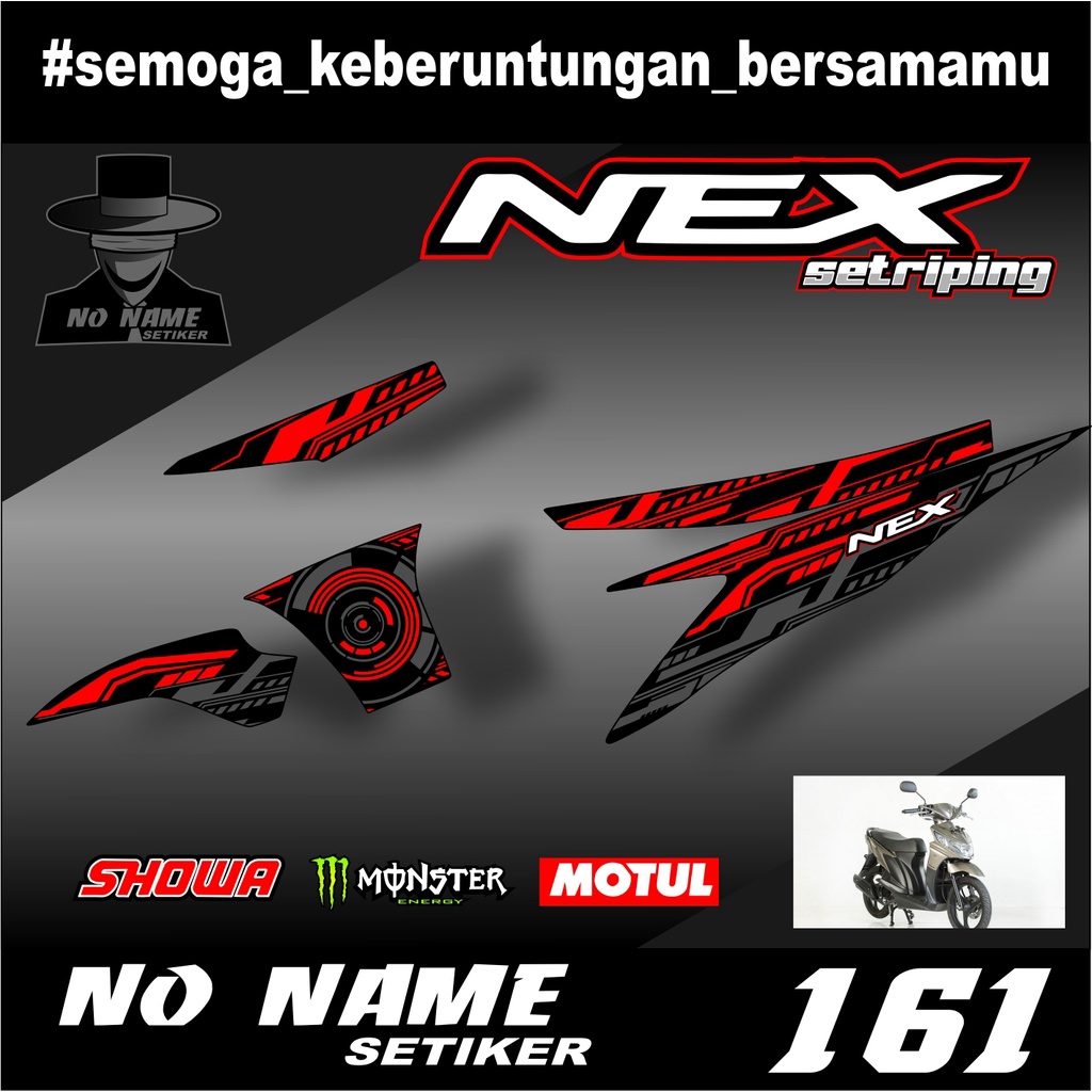 Stiker striping variasi suzuki next (161)  - decal Stiker setriping Variasi List Motor