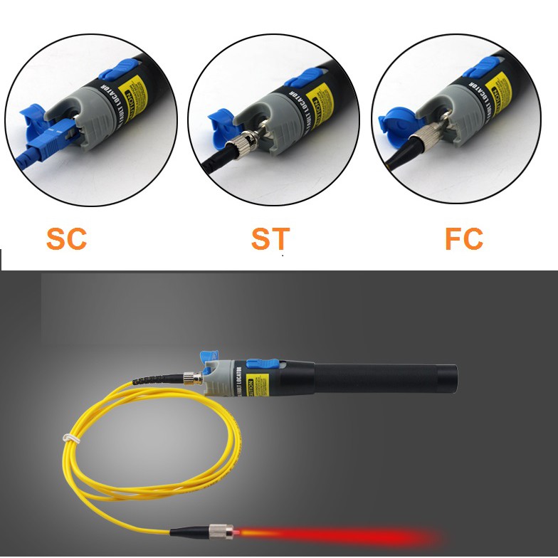 Visual Fault Locator VFL FO Optik Senter Optik laser kabel Fiber Optic  10mW 30mW 10KM 30KM Tray