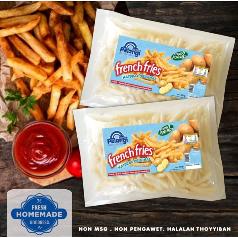 

French Fries Kentang Goreng Frozen non msg non pengawet 800gr