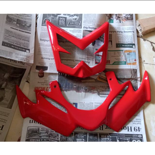 Winglet plus cover headlamp beat fi 2015