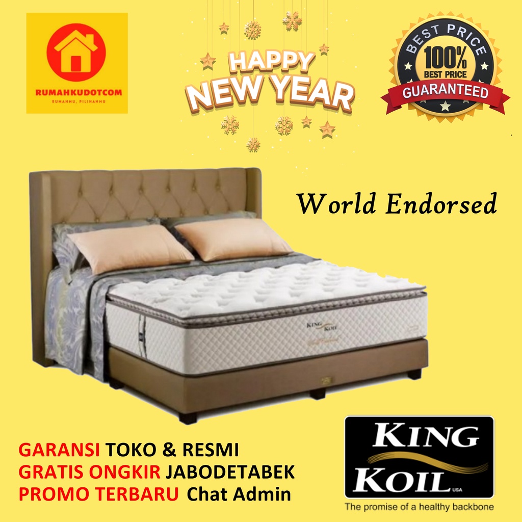 Jual KASUR WORLD ENDORSED KING KOIL SIGNATURE COLLECTION Indonesia