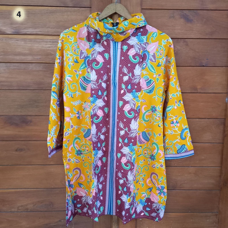 Tunik Dress Batik Unggul Jaya Katun Primisima