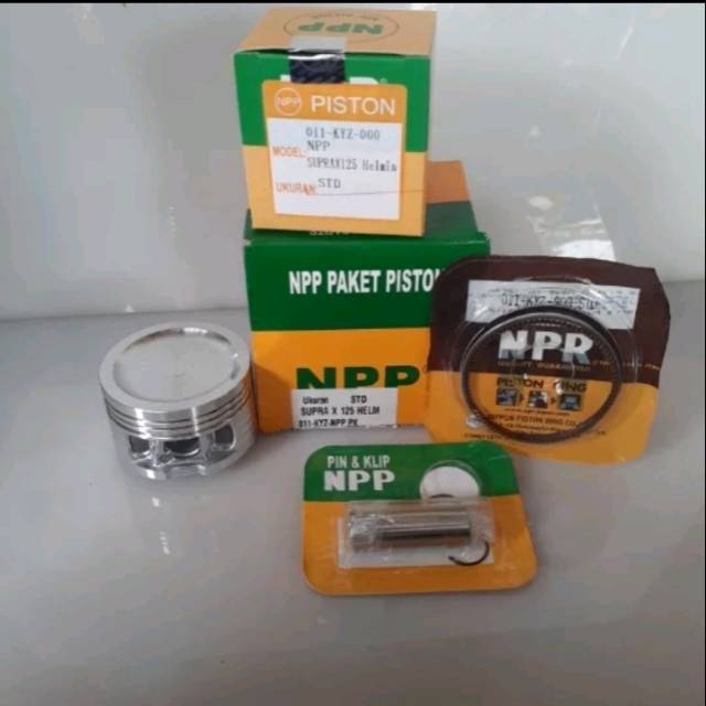 Piston kit supra x 125 helm in blade 125 oversize 0 npp