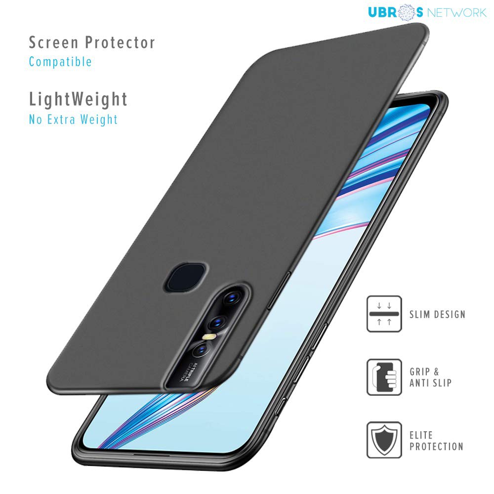 Case Slim Matte Softcase Vivo V15 - Free Tempered Glass