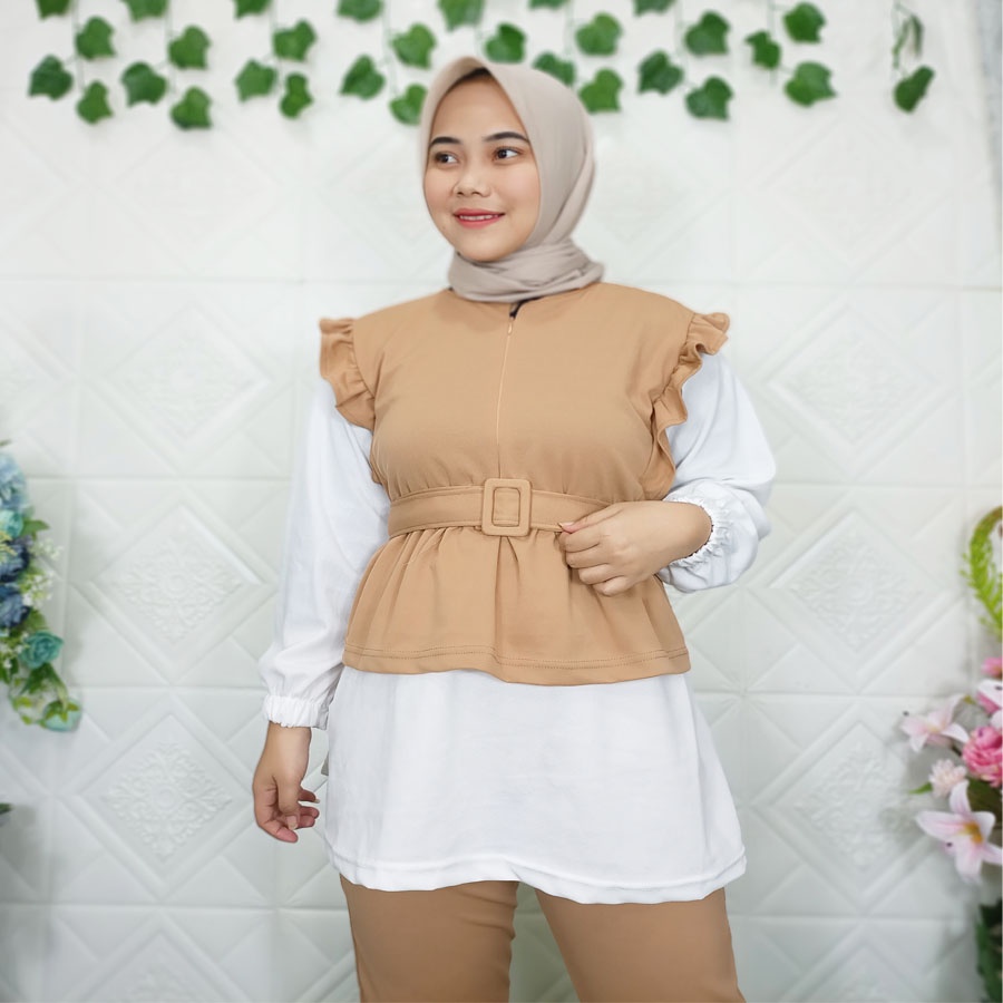 MALIKA ONE SET BAJU DAN CELANA SETELAN WANITA GL FASHION