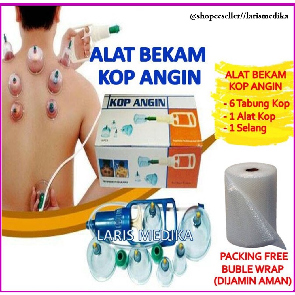 ALAT BEKAM KOP ANGIN BEKAM 6IN1 ORIGINAL + FREE PACKING BUBLE WRAP / ALAT BEKAM KOP ANGIN BEKAM