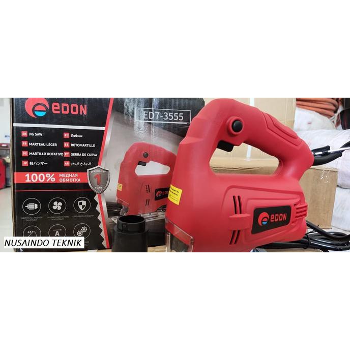 -READY- EDON ED7-3555 MESIN JIGSAW MESIN POTONG TRIPLEK KAYU GERGAJI KAYU EDON