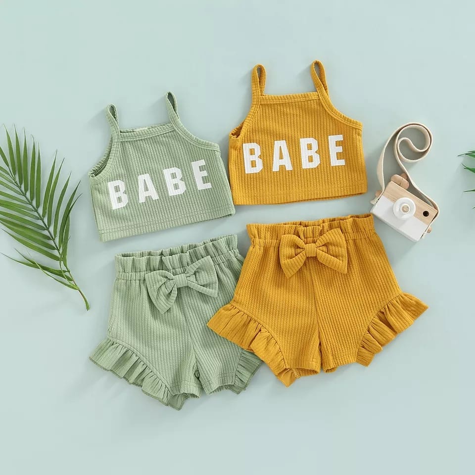 BEFAST - ZTL OOTD Setelan Anak VILICI / SETELAN ANAK KORI / Set Anak Atasan Tanktop+Celana Pendek / Fashion Anak Perempuan Terlaris / Oneset Baju tidur Anak / Oneset Anak Balita Terbaru / Pakaian Kekinian Anak perempuan