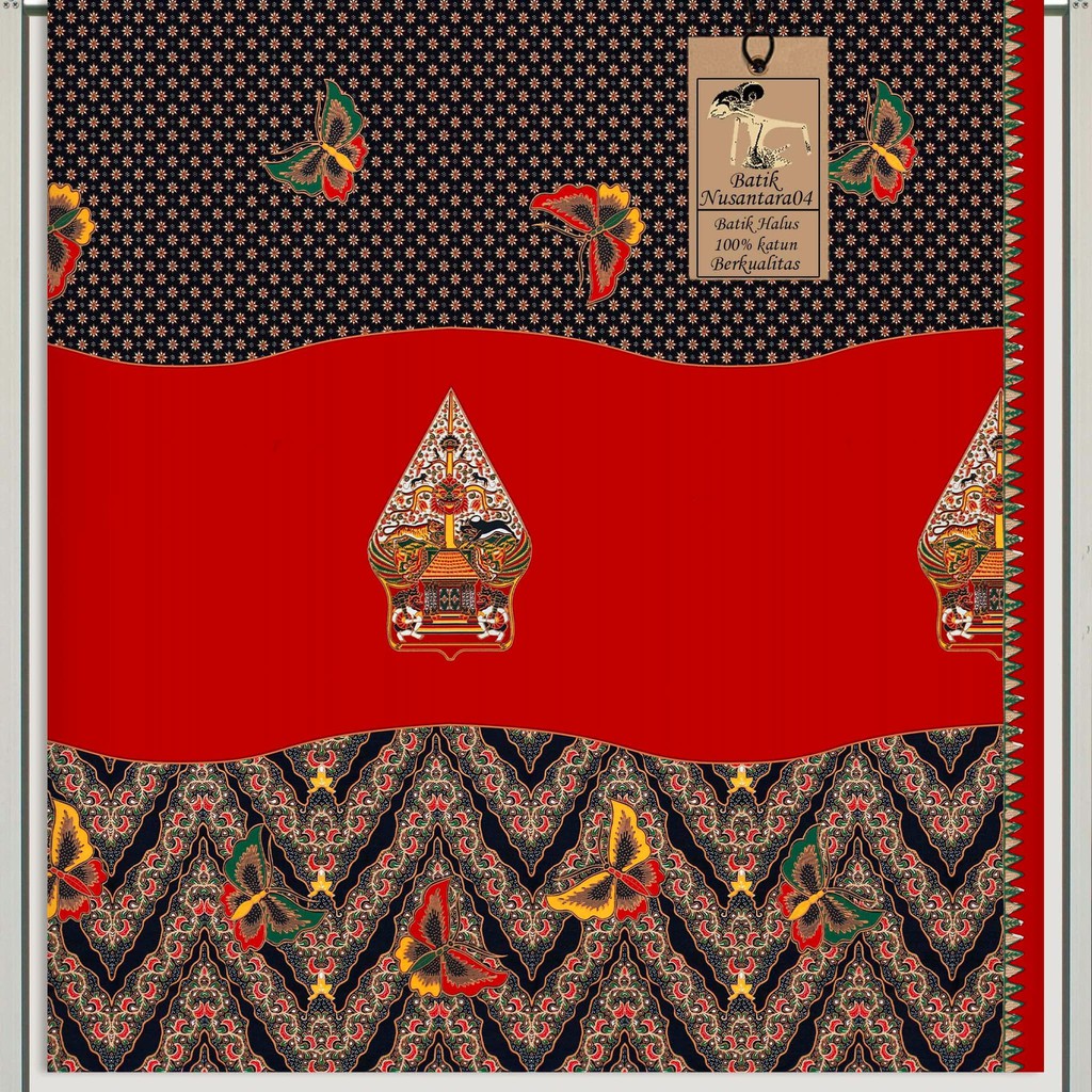 Kain Batik Katun Kwalitas Expor Motif Special Batik Wayang Kulit Tradisional V2 Merah Shopee Indonesia Jual kain batik motif wayang