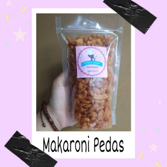 

Makaroni pedas kemasan 100 gr